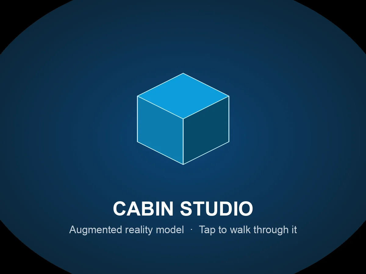 Cabin Studio augmented reality model by ONYRverse